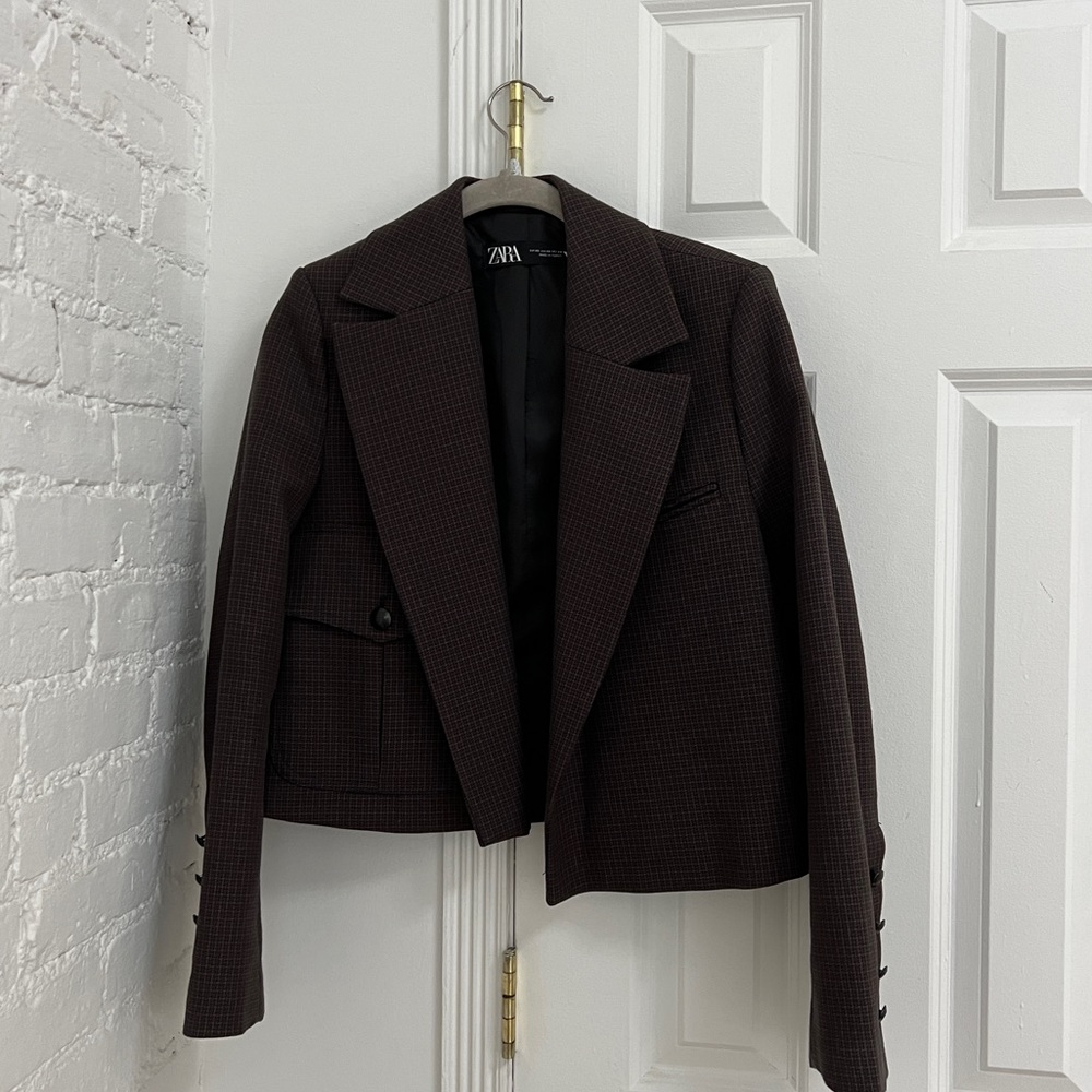 Zara Cropped Blazer